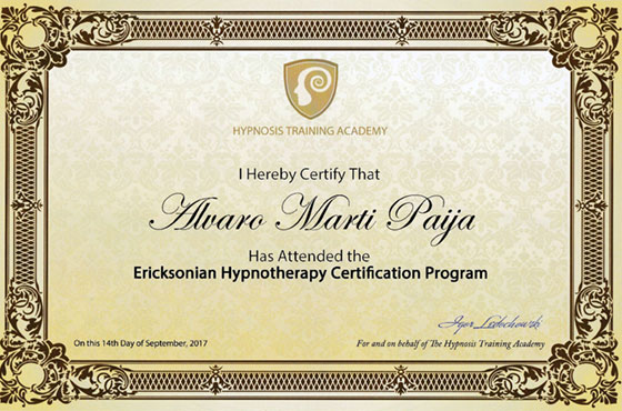 Hypnosis Training Academy - Ericksonian Hypnotherapy Certification Program