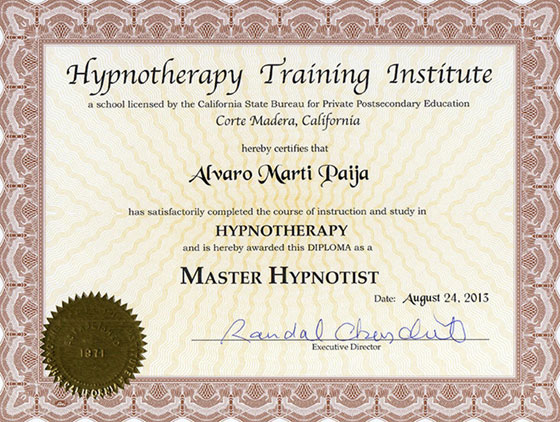 Hypnotherapy Training Institute - Master Hypnotist