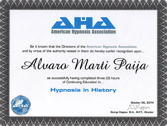 American Hypnosis Association - Hypnosis in History